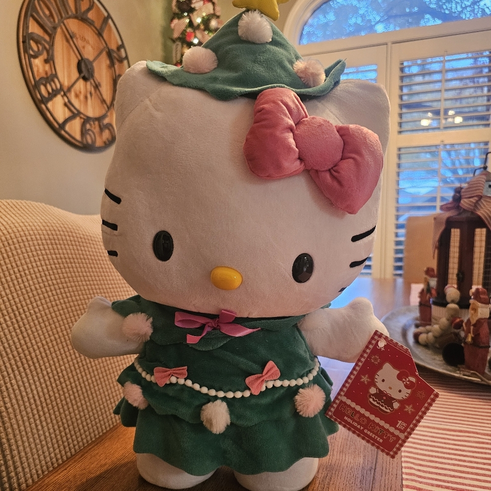 NEW Hello Kitty Christmas Greeter